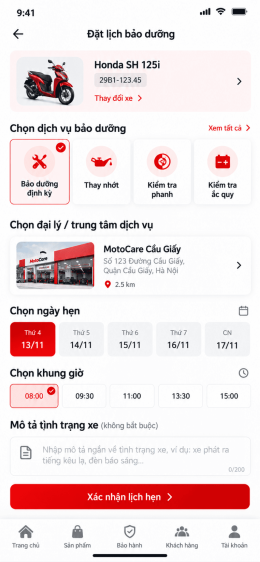 App ô tô / Xe máy